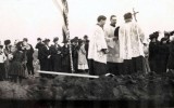 Groundbreaking and blessing at the site of St. Ignatius Church 
