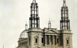 Historic images of the erection of St. Ignatius Church
