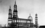 Historic images of the erection of St. Ignatius Church
