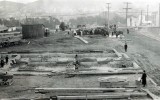 Early beginnings of building at the site of St. Ignatius Church 
